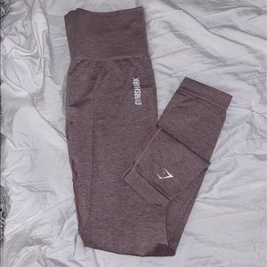 gymshark adapt seamless purple marl leggings